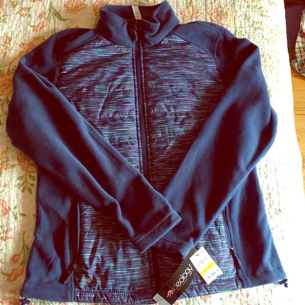 Blue fleece
